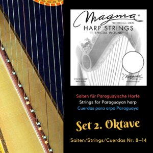 Saiten, Harfensaiten für paraguayische Harfe